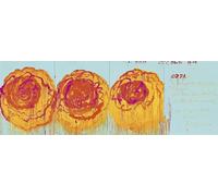 SSLDP LFHLI Famoso póster estético de Cy Twombly《The Rose》Arte Mural Pintura y Grabados de Lienzo de Cy Twombly, decoración de Moda 50x120cm Sin Marco