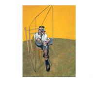 SSLDP LFHLI Francis Bacon Exposición Póster Arte Abstracto De La Pared Francis Bacon Lienzo Pintura Y Grabados para El Hogar Decoración De La Sala De Estar Cuadro 50x70cm Sin Marco