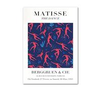 SSLDP LFHLI Henri Matisse Exposición Póster Abstracto De Pared Arte Y Grabados Henri Matisse Lienzo Pintura para Casa Decoración De La Sala De Estar 50x70cm Sin Marco