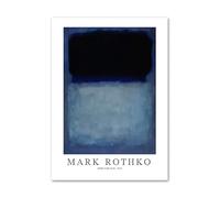 SSLDP LFHLI Mark Rothko Cartel Exposición Retro Abstracto Arte De Pared Mark Rothko Lienzo Pintura Y Grabados Casa Decoración De La Sala De Estar 50x70cmx1 Sin Marco