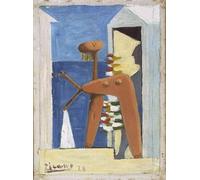 SSLDP LFHLI Pablo Picasso Vintage Poster《Bather and Cabin》Wall Art Pablo Picasso Canvas Painting and Prints Nordic Home Decor Picture 40x60cmx1 No Frame