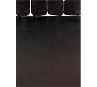 SSLDP LFHLI Pierre Soulages Minimalismo Póster Monocromático Abstracto Arte De Pared Pierre Soulages Lienzo Pintura Y Grabados Decoración del Hogar Cuadros 50x70cm Sin Marco