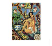 SSLDP LFHLI Póster clásico de Henri Matisse Figura abstracta Arte mural de Henri Matisse Pintura y grabados de lienzo Imagen de decoración del hogar 50x70cmx1 Sin marco