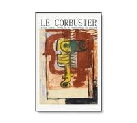 SSLDP LFHLI Póster clásico de Le Corbusier Arte Mural Moderno de Mediados de Siglo Pintura y Grabados de Lienzo de Le Corbusier Cuadro de decoración nórdica del hogar 40x60cm Sin Marco