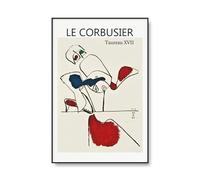 SSLDP LFHLI Póster de Artistas cubistas Le Corbusier Arte Abstracto en la Pared, Pintura y Grabados en Lienzo de Le Corbusier, Pintura nórdica de decoración del hogar 40x60cm Sin Marco