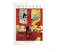 SSLDP LFHLI Póster de Henri Matisse Jarrón retro Naturaleza muerta Arte mural e impresiones Pintura moderna de lienzo de Henri Matisse Decoración del hogar Imagen de pared 50x70cmx1 Sin marco