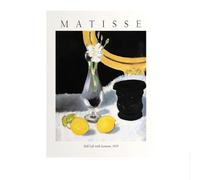 SSLDP LFHLI Póster de Henri Matisse Naturaleza muerta retro de frutas y estampados Pintura moderna de lienzo de Henri Matisse Decoración del hogar Imagen de pared 50x70cmx1 Sin marco