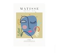 SSLDP LFHLI Pósteres sencillos de Henri Matisse Arte mural moderno Pintura y grabados de lienzo de Henri Matisse Decoración del hogar Regalo ideal 50x70cmx1 Sin marco