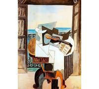 SSLDP LFHLI Pósters clásicos de Pablo Picasso Estética del cubismo Pintura en lienzo Arte mural y grabados de Pablo Picasso Imagen de decoración del hogar 50x70cmx1 Sin marco