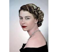 SSLDP LFHLI Retrato de la Reina Isabel II Poster Arte de Pared de la Edad Media Pintura en Lienzo de la Reina Isabel II y Impresiones Decoración del hogar Cuadro 40x60cmx1 Sin Marco