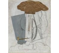 SSLDP LFHLI Retro Pablo Picasso Poster《Student Holding Pipe》Wall Art Pablo Picasso Canvas Painting and Prints Nordic Home Decor Picture 40x60cm No Frame