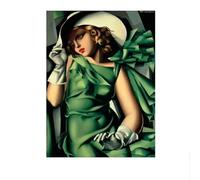 SSLDP LFHLI Tamara De Lempicka Póster Moderno Vintage Mujeres Arte De Pared Tamara De Lempicka Impresiones Y Pintura En Lienzo Cuadro De Decoración Del Hogar 50x70cm Sin Marco
