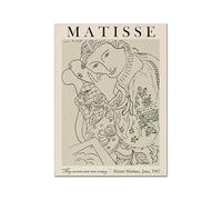 SSLDP LFHLI Vintage Matisse Póster Abstracto Chica Cuerpo Arte De Pared Matisse Lienzo Pintura Y Grabados Casa Sala De Estar Decoración Cuadro 50x70cm Sin Marco