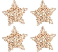 Ssmmam 4 juguetes masticables en forma de corazón para conejos, hámsters, cobayas y chinchillas, masticables dentales de ratán natural para moler dientes de animales pequeños