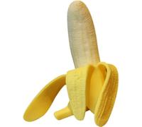 Ssmmam Adornos de plátano, adornos de frutas de simulación, adornos de plátano suaves elásticos