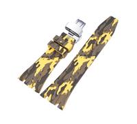 SSNAWBA Correa de caucho de 26 mm compatible con Audemars Piguet Royal Oak 15400 15703 Hebilla de mariposa Camo Hombres Pulsera de repuesto Correa de reloj compatible con AP(9 butterfly)