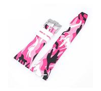 SSNAWBA Correa de caucho de 26 mm compatible con Audemars Piguet Royal Oak 15400 15703 Hebilla de mariposa Camo Hombres Pulsera de repuesto Correa de reloj compatible con AP(11)