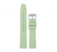 SSNAWBA Correa de goma de extremo curvado for hombre y mujer, correa de silicona Universal for reloj de 18/19/20/21/22mm, correa de pulsera de repuesto deportiva suave e impermeable(Seat height 34 cm,