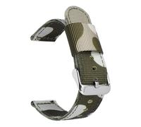 SSNAWBA Correa de nailon de camuflaje for hombre, correa de nailon de liberación rápida de 18/20/22/24mm, correa de reloj deportiva de lona de repuesto, accesorios(Khaki camo 01,22mm)