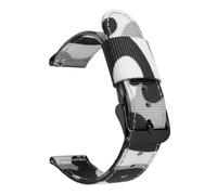 SSNAWBA Correa de nailon de camuflaje for hombre, correa de nailon de liberación rápida de 18/20/22/24mm, correa de reloj deportiva de lona de repuesto, accesorios(White camo 02,20mm)