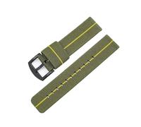 SSNAWBA Correa de nailon tejida de 18 mm, 20 mm, 22 mm, 24 mm, pulsera deportiva de liberación rápida for hombres, compatible con Samsung S3, compatible con Huawei Watch GT 2 de 46 mm, compatible con