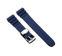 SSNAWBA Correa de reloj de silicona de 20 mm y 22 mm compatible con Seiko SKX007 SKX009 Diving 007 Abalone Canned Watchband Correa deportiva universal for hombre(Blue,20mm)