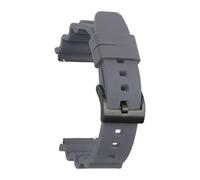 SSNAWBA Correa de silicona de 20 mm 22 mm de liberación rápida deportiva impermeable for buceo for hombres pulsera de repuesto de goma accesorios de reloj compatibles con Seiko(Grey black,22mm)