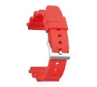 SSNAWBA Correa de silicona de 20 mm 22 mm de liberación rápida deportiva impermeable for buceo for hombres pulsera de repuesto de goma accesorios de reloj compatibles con Seiko(Red silver,20mm)