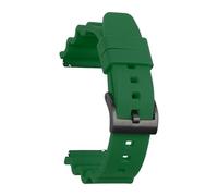 SSNAWBA Correa de silicona de 20 mm 22 mm de liberación rápida deportiva impermeable for buceo for hombres pulsera de repuesto de goma accesorios de reloj compatibles con Seiko(Green black,22mm)