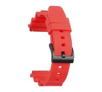 SSNAWBA Correa de silicona de 20 mm 22 mm de liberación rápida deportiva impermeable for buceo for hombres pulsera de repuesto de goma accesorios de reloj compatibles con Seiko(Red black,22mm)