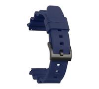 SSNAWBA Correa de silicona de 20 mm 22 mm de liberación rápida deportiva impermeable for buceo for hombres pulsera de repuesto de goma accesorios de reloj compatibles con Seiko(Blue black,22mm)