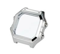 SSNAWBA Kit de conversión de metal AE1200: caja de acero 304 premium, bisel y anillo de sellado de cristal, compatible con el modelo Casio AE-1200WH. Accesorios for relojes DIY.(Silver case film)