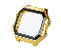 SSNAWBA Kit de conversión de metal AE1200: caja de acero 304 premium, bisel y anillo de sellado de cristal, compatible con el modelo Casio AE-1200WH. Accesorios for relojes DIY.(Gold case)
