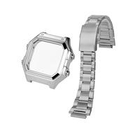 SSNAWBA Kit de conversión de metal AE1200: caja de acero 304 premium, bisel y anillo de sellado de cristal, compatible con el modelo Casio AE-1200WH. Accesorios for relojes DIY.(Silver cas- band)