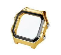 SSNAWBA Kit de conversión de metal AE1200: caja de acero 304 premium, bisel y anillo de sellado de cristal, compatible con el modelo Casio AE-1200WH. Accesorios for relojes DIY.(Gold case film)