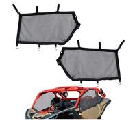 SSNAWBA Red for Ventana Derecha e Izquierda UTV Compatible con Can-Am Maverick X3 2017-2021, protección for Sombra de Ventana, Jaula antivuelco, Malla for Puerta, prevención de arañazos