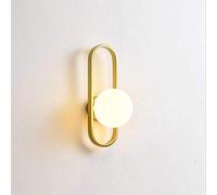 SSNCcNC B, dorado lámpara de pared Moderno Minimalismo lámpara de pared Pantalla de cristal Dentro Restaurante Para estudiar Cafetería Desván Escalera Baño Bar Sala Luces de pared