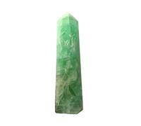 SSOPTMCB 1 Pieza 1-1,3 kg Punta de Cristal Fluorita Verde Torre Piedra Obelisco Decoración for el hogar Oficina Gema Gemstone Stone
