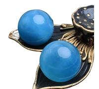 SSOPTMCB 1 Pieza de 30-40 g Esfera Cristal Aguamarina, Piedra Preciosa Espiritual Gemstone Stone