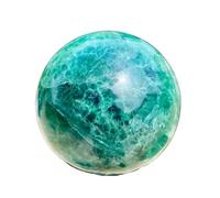 SSOPTMCB 1 Pieza de Bolas fluorita Verde 300-400 g, Cristal Cuarzo Gemstone Stone