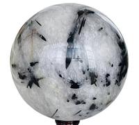 SSOPTMCB 1 Pieza de Piedra Cristal turmalina Negra 300-400 g for reparación Gemstone Stone