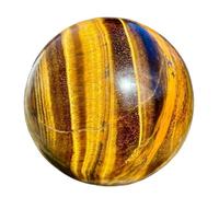 SSOPTMCB 1 Pieza de Piedra Ojo Tigre 510-600 g, Cristal Cuarzo, Esfera, Preciosa Decorativa Gemstone Stone