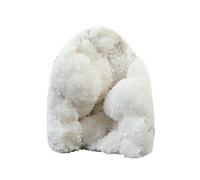 SSOPTMCB 1 racimo de Cristal Cuarzo Nieve 500-600 g, Gran decoración con partículas Brillantes for Oficina Gemstone Stone