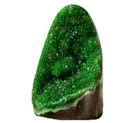 SSOPTMCB 1 racimo de Cristal Cuarzo Verde 500-600 g for decoración Oficina y Regalos, expositores Piedra, navideños Gemstone Stone