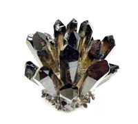 SSOPTMCB 1 racimo de Cristales té Cuarzo Ahumado 500-600 g for decoración del hogar Gemstone Stone