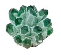 SSOPTMCB 1 Unidad de 300-500 g racimos Cristales Cuarzo Fantasma Verde Gemstone Stone