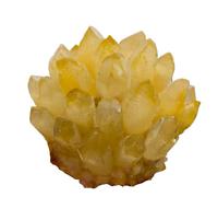 SSOPTMCB 1 Unidad de 400-500 g racimos Cuarzo cristalino Amarillo, Cristal Gemstone Stone