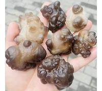 SSOPTMCB 190-200g 1bag Raw Panda Agate with Various Shapes Pictographic Stone for Room Decoration Collection Gemstone Stone