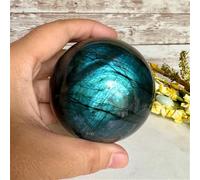 SSOPTMCB 1pc 4-5cm Labradorite Balls Home Decor Holiday Party Crystal Gifts for Parents Christmas Gemstone Stone