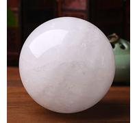 SSOPTMCB 1pc Big White Ball Fengshui Crystal Selenite Stone for Decor Beautiful Ornament, ball-9cm Gemstone Stone